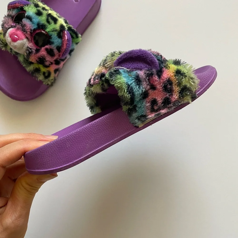 Kids girl TY plush animal sandals - Picture 7 of 12